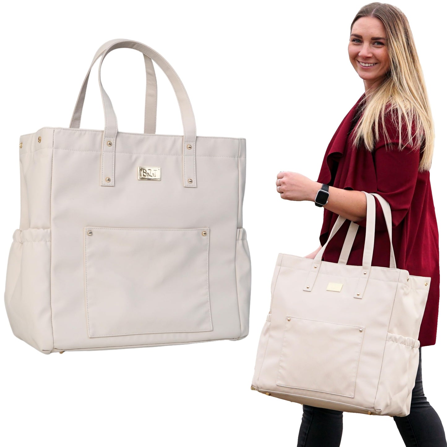 Tote bag for Women, 900 D Oxford Lightweight Spacious Tote Handbags, Shoulder Bag for Women | Multifunctional| Durable